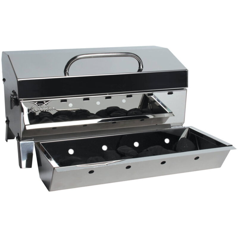 Camco 58110 Kuuma Charcoal Grill with Inner Lid Liner - Image 3