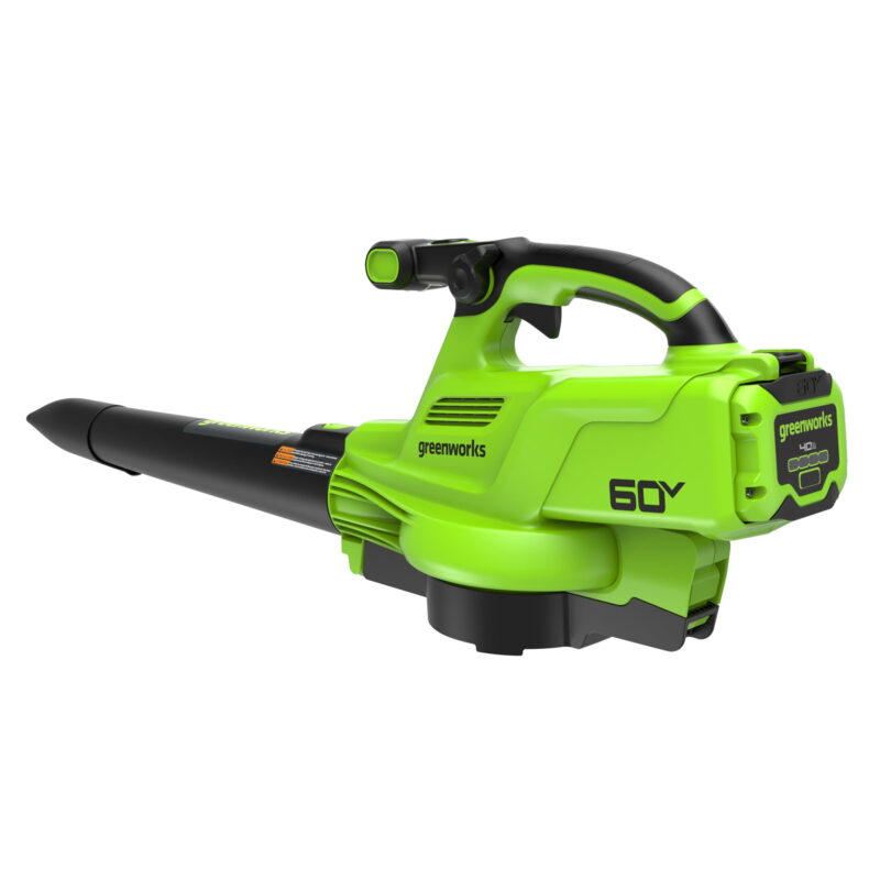 Greenworks 60V 520 CFM at 240 mph Blower-Vac with 4Ah Battery and 3A Charger 2429702 - Image 6