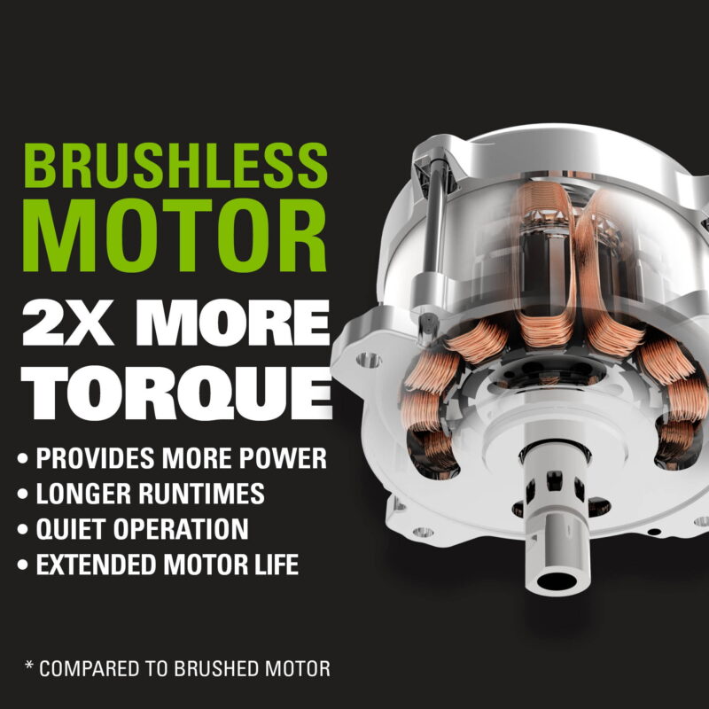 Greenworks 80V 16" Brushless Attachment Capable String Trimmer with 2.0 Ah Battery & Charger 2101102 - Image 5