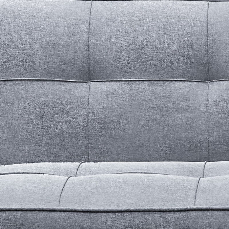 Serta Chelsea Convertible Sofa, Lounger and Full Size Bed, Light Gray Fabric - Image 6