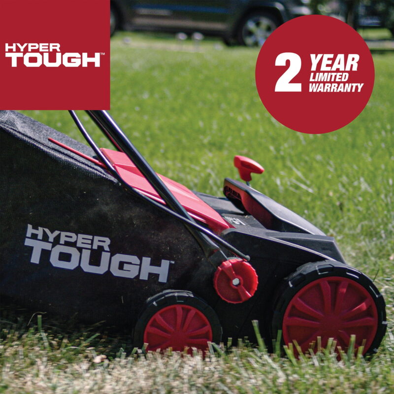 Hyper Tough 15" 13Amp Corded Electric Push Dethatcher/Scarifier Walk-Behind Lawn Mower - Image 6