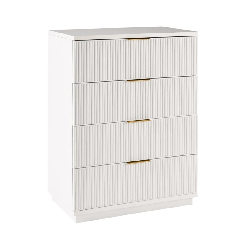 Better Homes & Gardens Lillian Fluted 4-Drawer Dresser, White Finish - Image 2