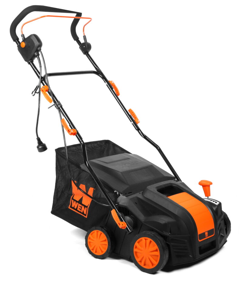 WEN 2 in 1 16” 15 amp Corded Electric Self Propelled Walk-Behind Dethatcher and Scarifier - Image 6
