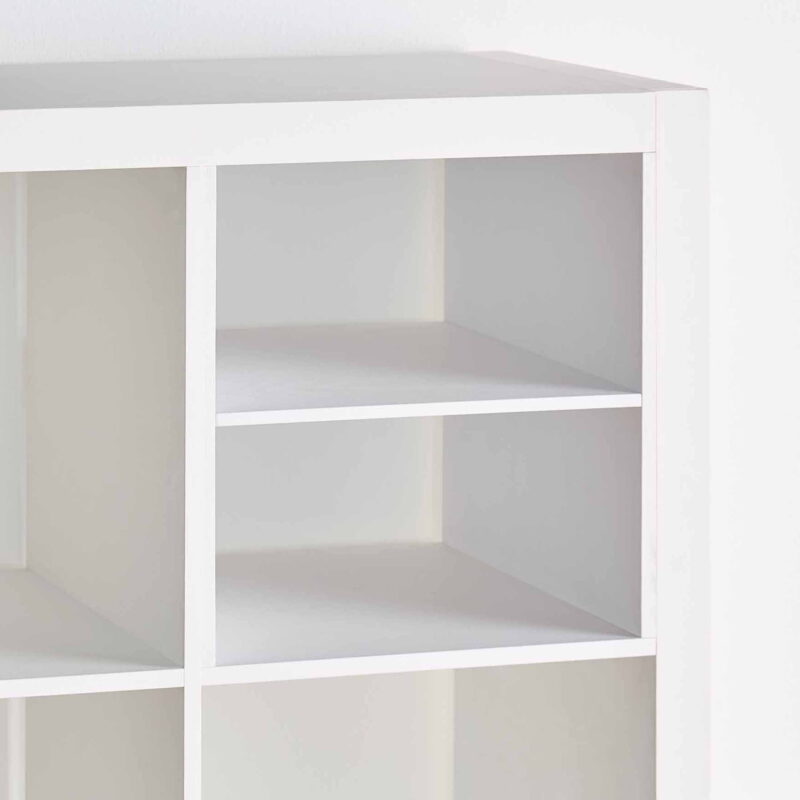 Better Homes & Gardens 8 Cube Organizer with 4 H Shelf Inserts, White Texture - Image 6
