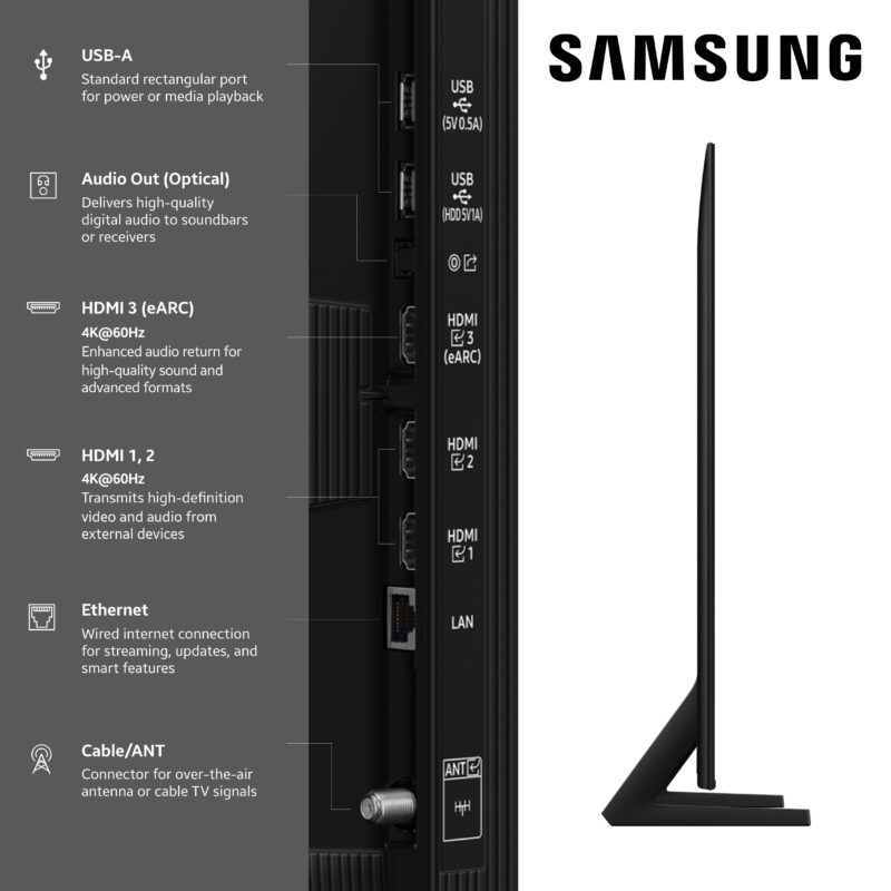 Samsung 32” Class QLED Q8F 4K Samsung Vision AI Smart TV 2025 - QN32Q8FAAFXZA - Image 7