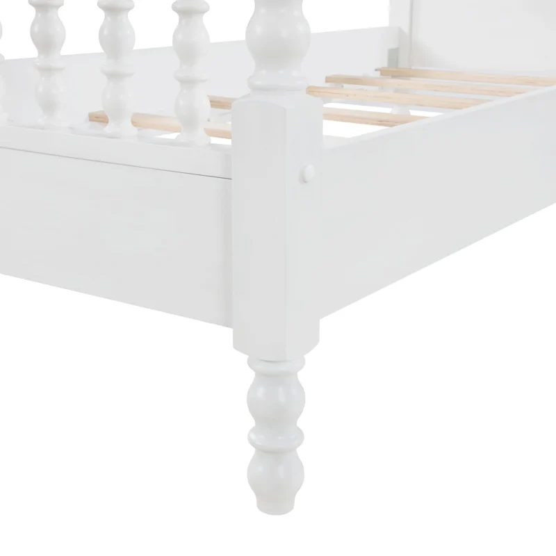 Pioneer Woman Harper Twin Spindle Bed, White - Image 6