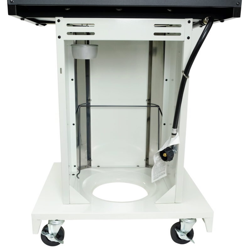 Kenmore 3-Burner Gas Grill, Outdoor BBQ Grill, Propane Grill with Foldable Side Tables, Pearl White - Image 5