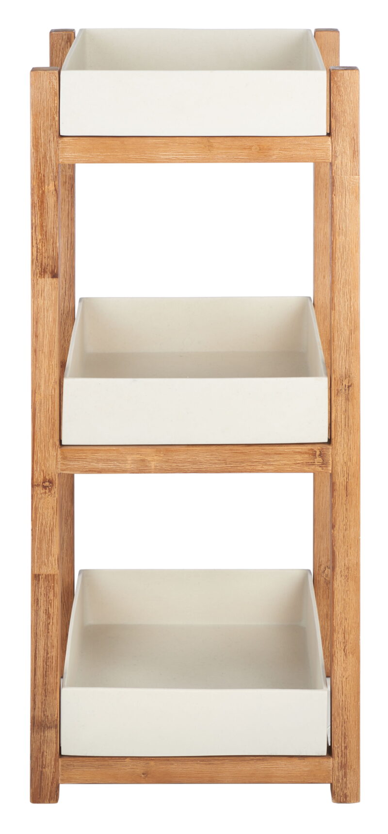 SAFAVIEH Artria Outdoor Patio Shelf, Natural/Beige - Image 2