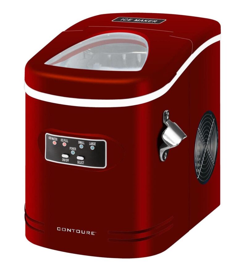 Portable Ice Maker, Red, - Image 2
