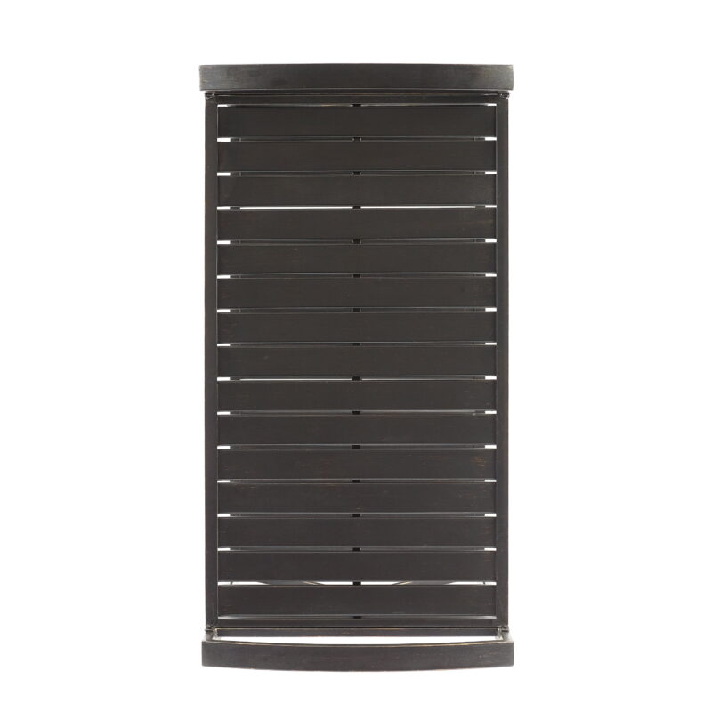 Kaplan Outdoor Metal Bar Cart Oil Rubbed Bronze - Image 3