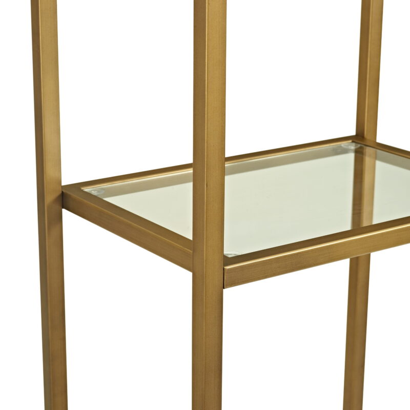 Crosley Furniture Aimee Narrow Etagere Bookcase - Image 4