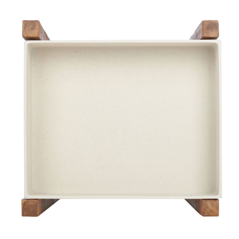 SAFAVIEH Artria Outdoor Patio Shelf, Natural/Beige - Image 7