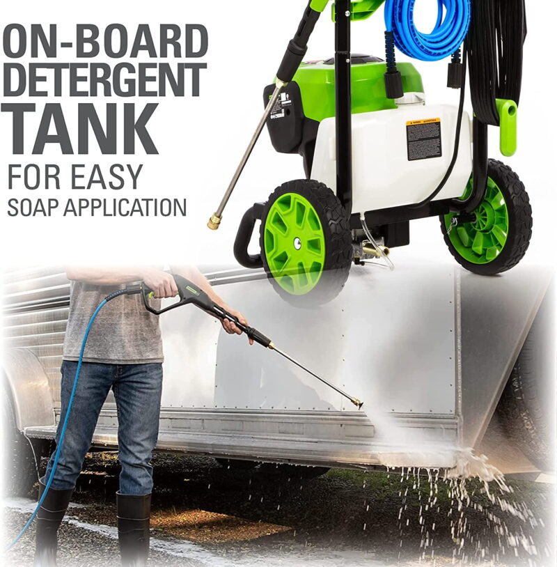 Greenworks 2300 PSI at 2.3 GPM AC Electric 120V Brushless Pressure Washer 5118002VT - Image 7