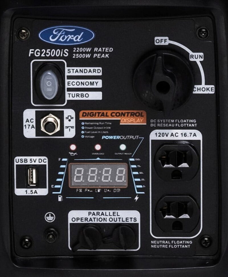 Ford 2,500-Watt Super Quiet Gasoline Powered Inverter Generator – CARB Compliant - Image 2