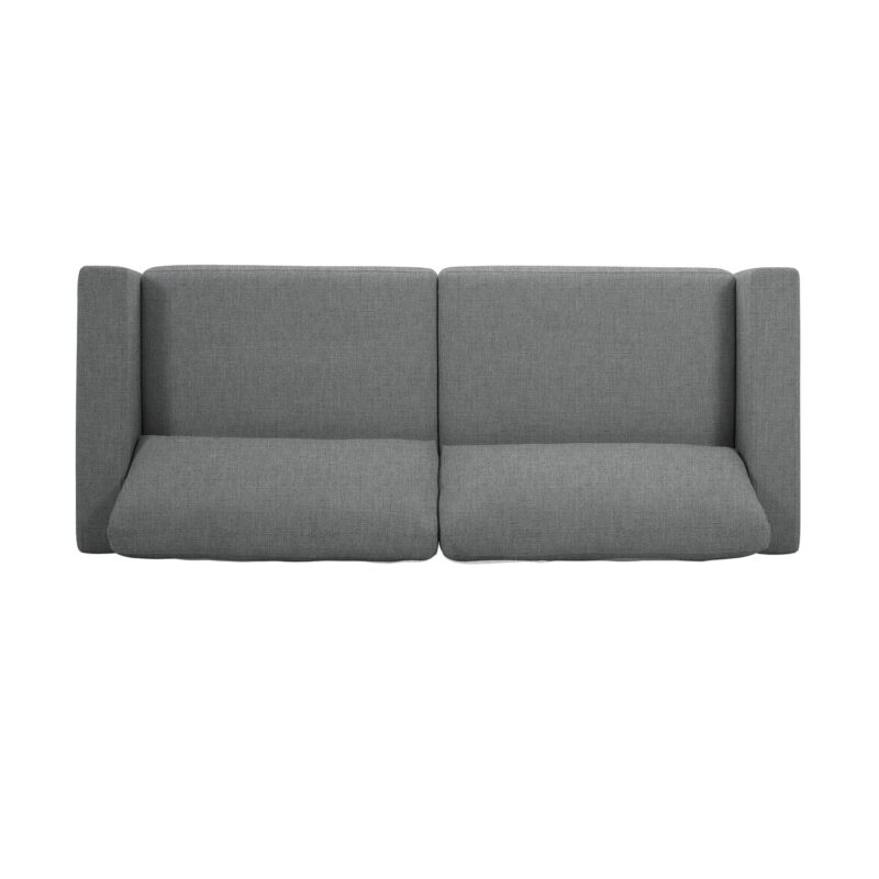 Better Homes & Gardens Springwood Wood Frame 83.46" Couch, Gray - Image 5