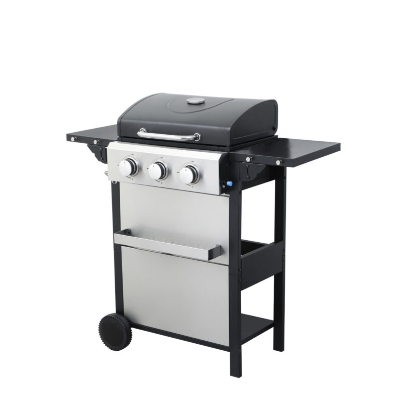 Miniyam 3 Burners Stainless Steel BBQ Propane Gas Grill for Outdoor Barbecue - Image 7