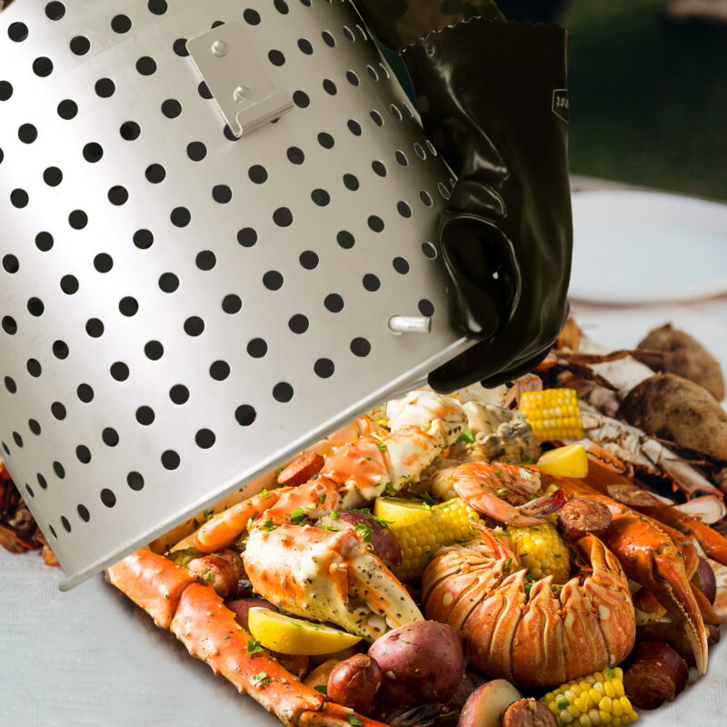 Creole Feast SBK0801, 80QT Seafood Boiling Kit - Image 3