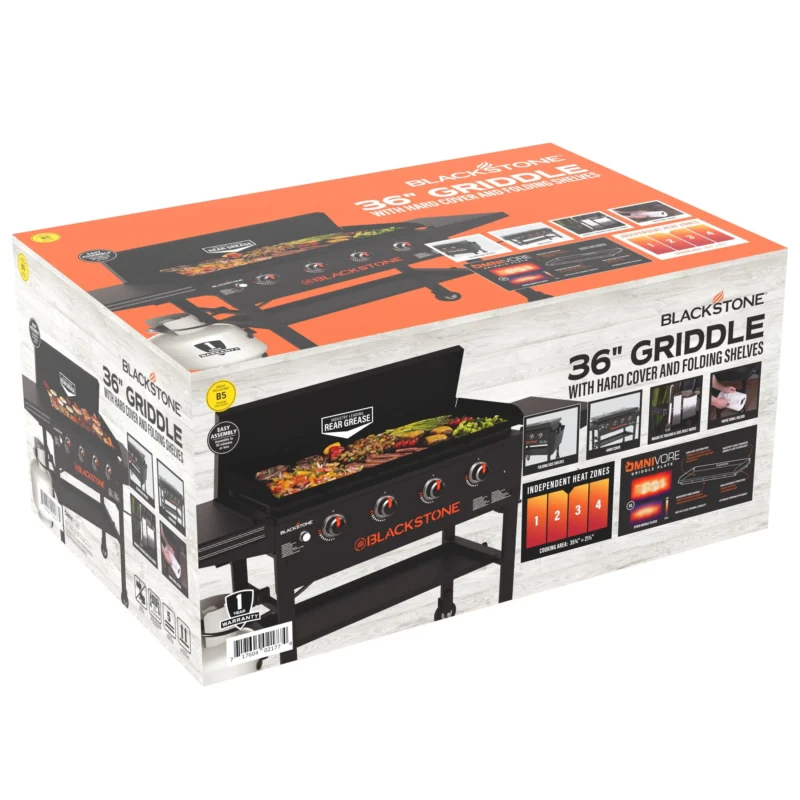 Blackstone 4-Burner 36" Griddle Cooking Station with Hard Cover - Image 6