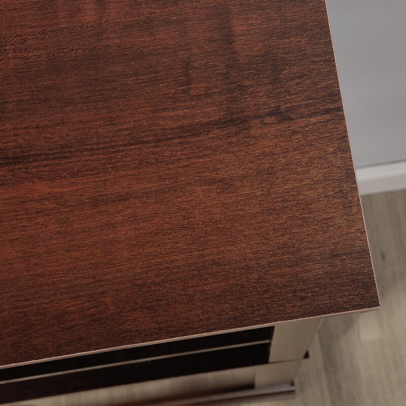 Sauder Bookcase With Doors, Select Cherry Finish - Image 4
