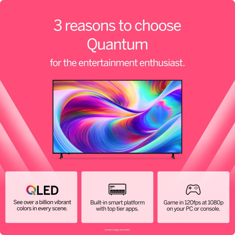 VIZIO 43" Class Quantum 4K QLED HDR Smart TV (VQD43M-08) - Image 2