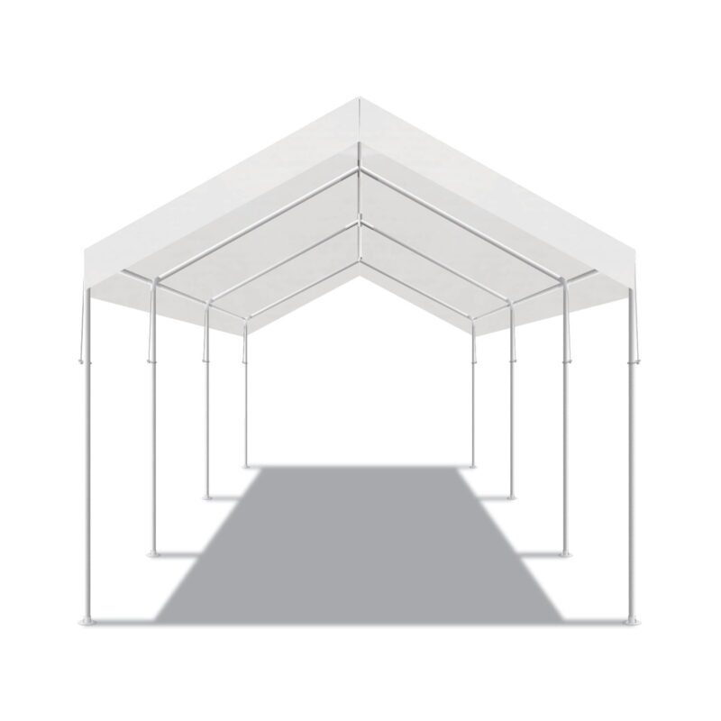 King Canopy Universal Canopy 12' x 20' , 1 3/8-Inch Powder Coated Steel Frame, 8 Leg, White - Image 7