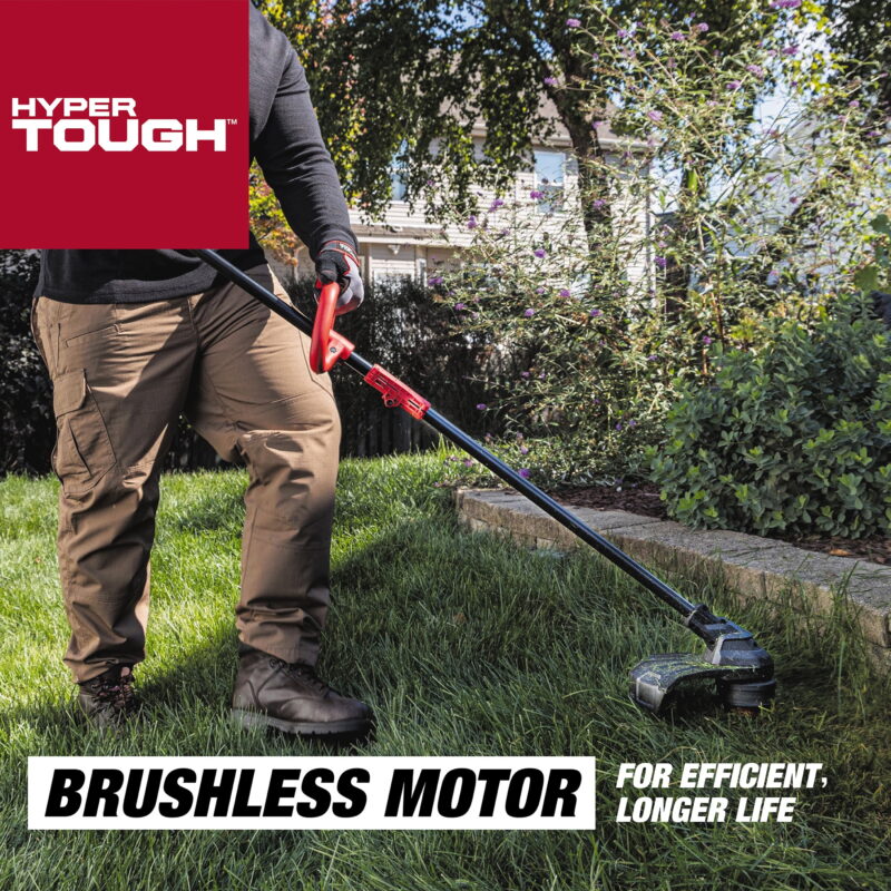 Hyper Tough 20V 13" Brushless String Trimmer with Rapid Reload Trimmer Head, HT22-401-03-02 - Image 6