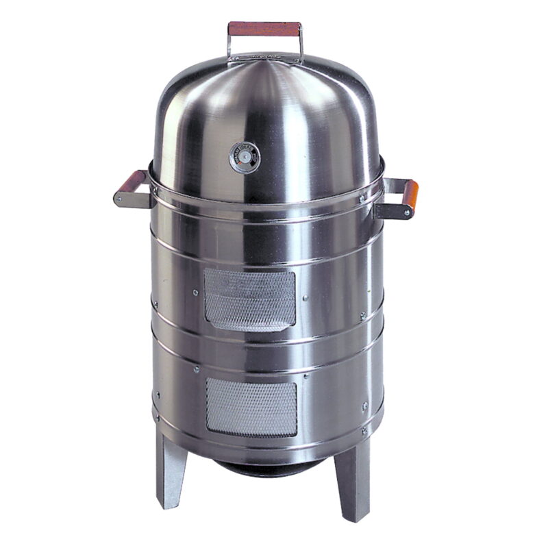 Americana Stainless Steel 351sq. inch Charcoal Water Smoker - Image 2