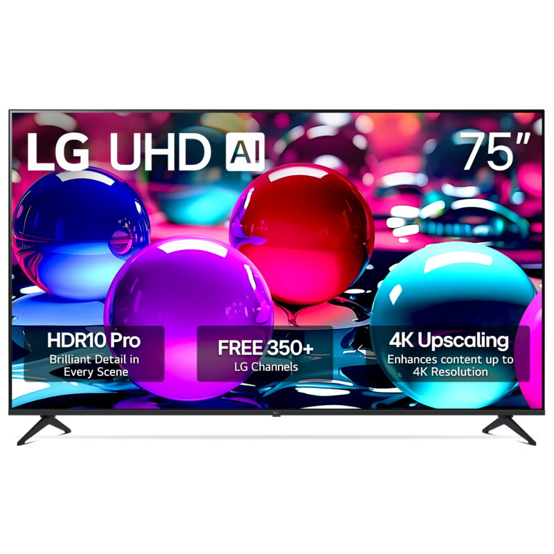 LG 75" 4K UHD UA75 AI Smart TV, 75UA7500