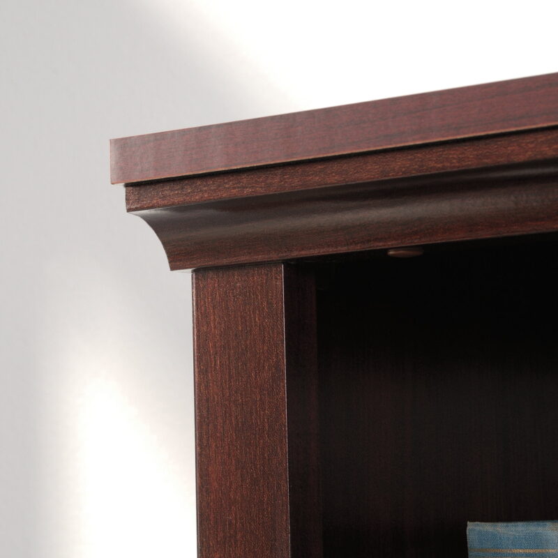 Sauder Bookcase With Doors, Select Cherry Finish - Image 5
