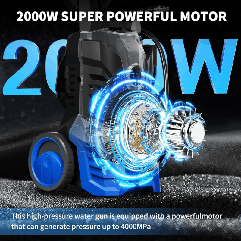 Fenbeli Electric Pressure Washer, 3800 PSI 2.6GPM Power Washer for Cars, Fences and Patios - Image 4