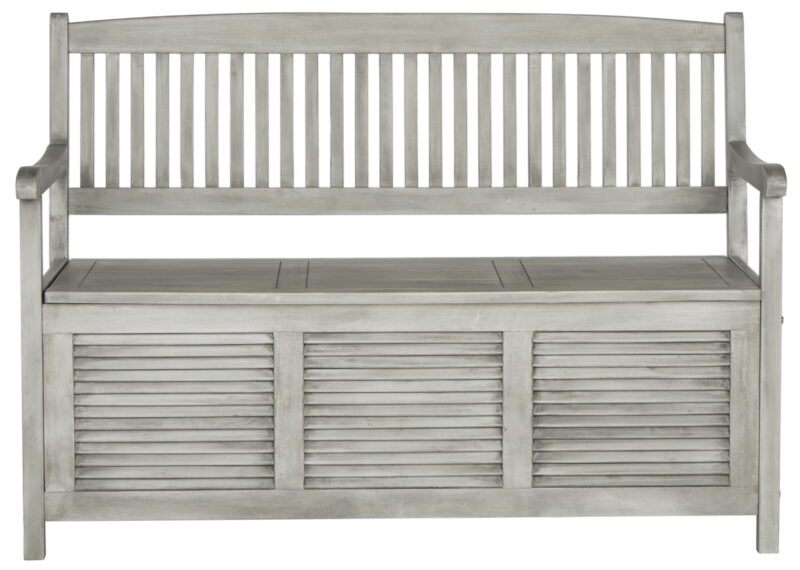 Safavieh Brisbane Indoor/Outdoor Modern Storage Bench - Image 5