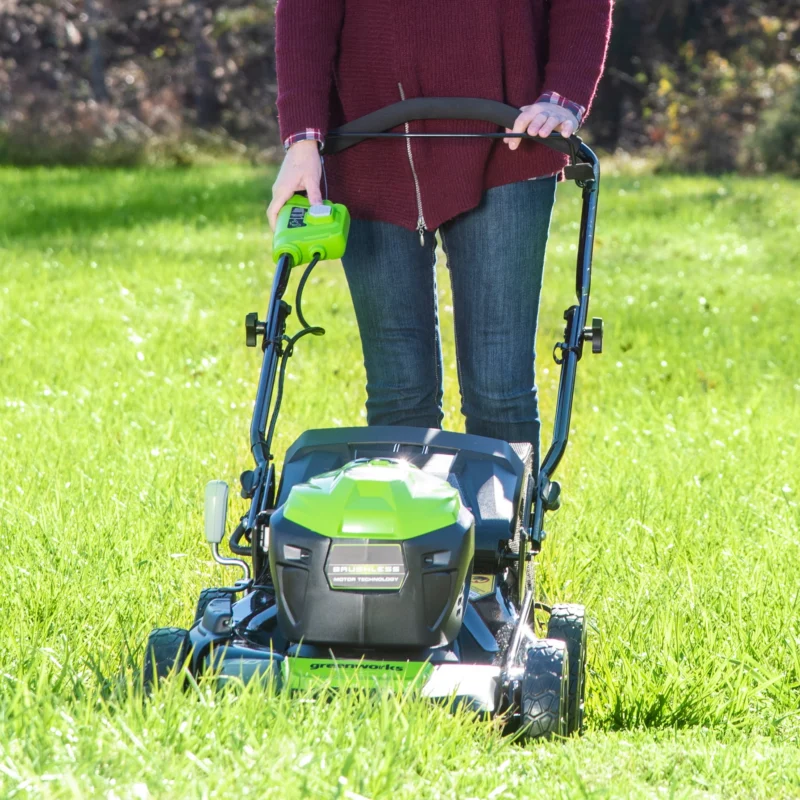 Greenworks 40V 20" Brushless Push Lawn Mower with 4.0 Ah Battery & Quick Charger 2516302VT - Image 3