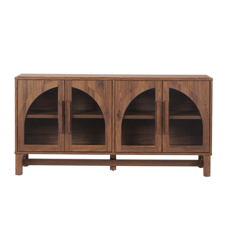 Better Homes & Gardens Juliet Arc TV Stand, Walnut - Image 6