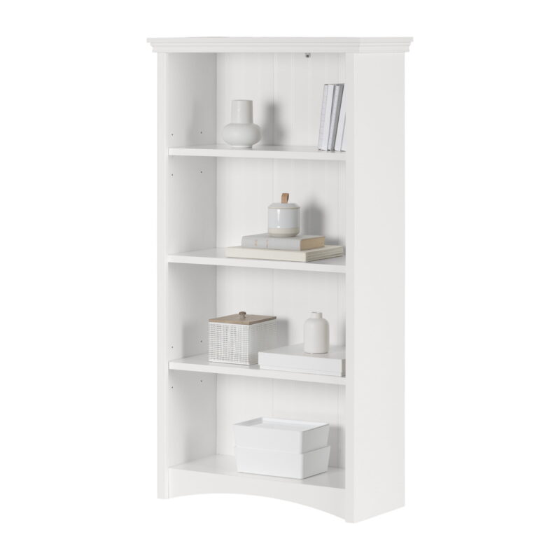 South Shore Gascony, Traditional Bookcase, Standard White - Image 2