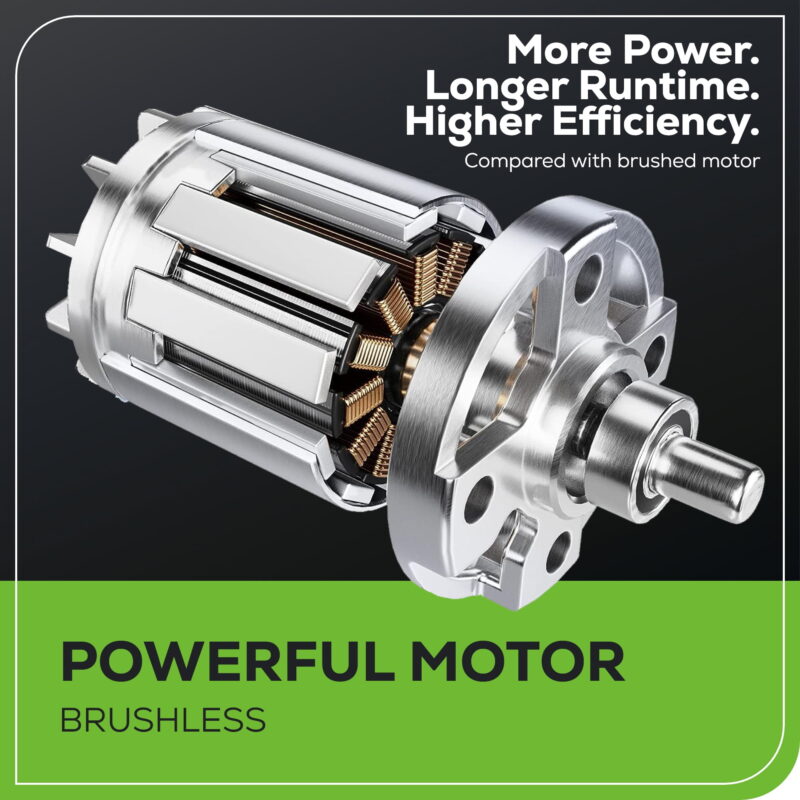 Greenworks Pro 80V (170 MPH / 730 CFM) Brushless Cordless Axial Blower, Tool Only BL80L02 - Image 7