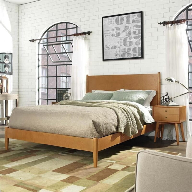 LANDON QUEEN BEDSET IN ACORN - Image 6