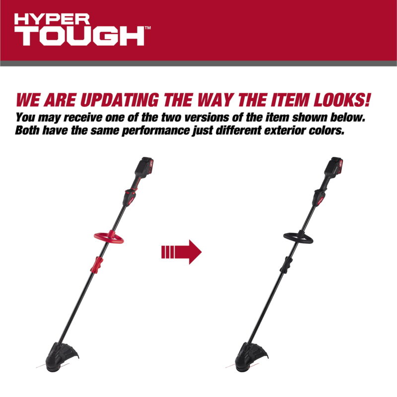 Hyper Tough 20V 13" Brushless String Trimmer with Rapid Reload Trimmer Head, HT22-401-03-02 - Image 4