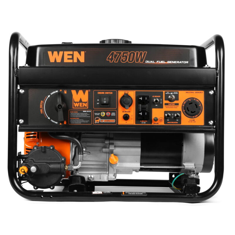 WEN 4,750-Watt 120V/240V Dual Fuel Portable Generator with CO Watchdog (DF472X) - Image 2