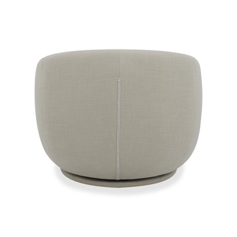 Better Homes & Gardens Mira Swivel Accent Chair, Cream Linen - Image 6
