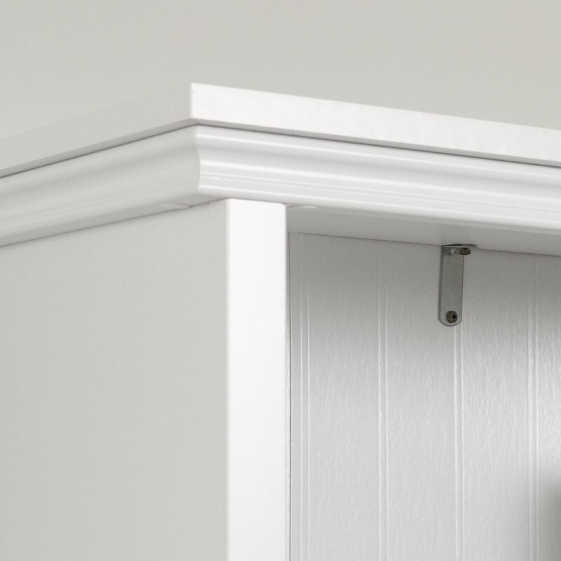 South Shore Gascony, Traditional Bookcase, Standard White - Image 5
