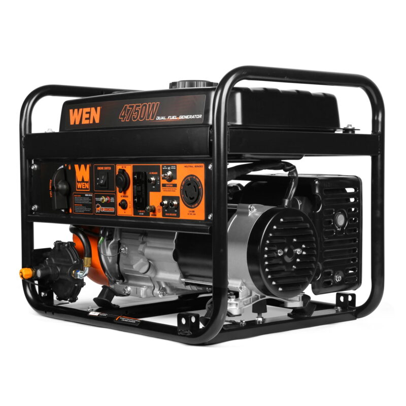 WEN 4,750-Watt 120V/240V Dual Fuel Portable Generator with CO Watchdog (DF472X) - Image 7