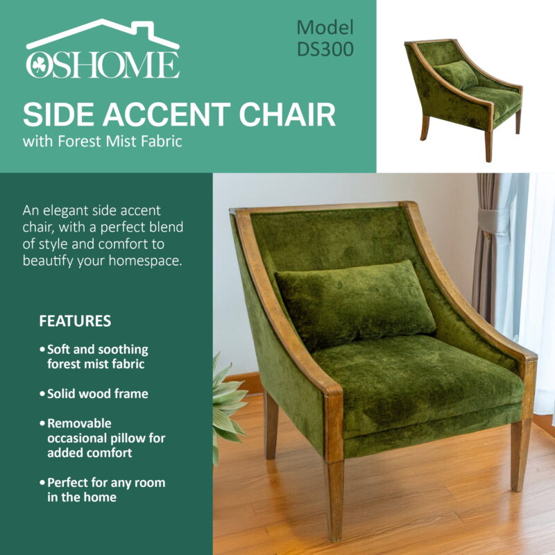 American Furniture Classics OS Home Occasional Side Accent Chair Model DS300 Forest Mist - Image 2