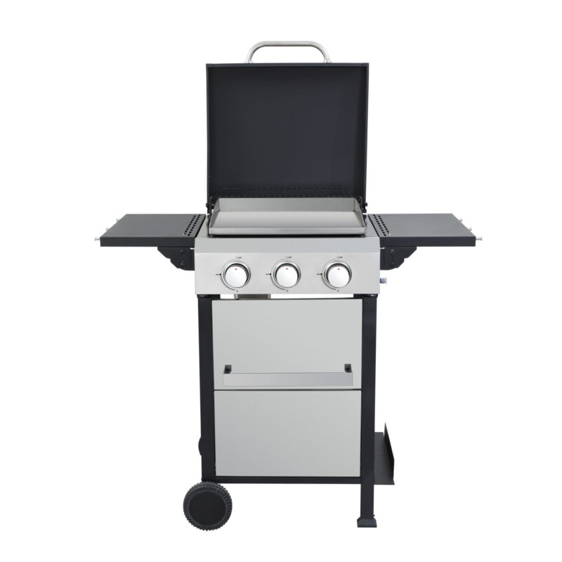 Miniyam 3 Burners BBQ Propane Gas Grill with Side Burner for Outdoor Barbecue, 36900 BTU Output - Image 5