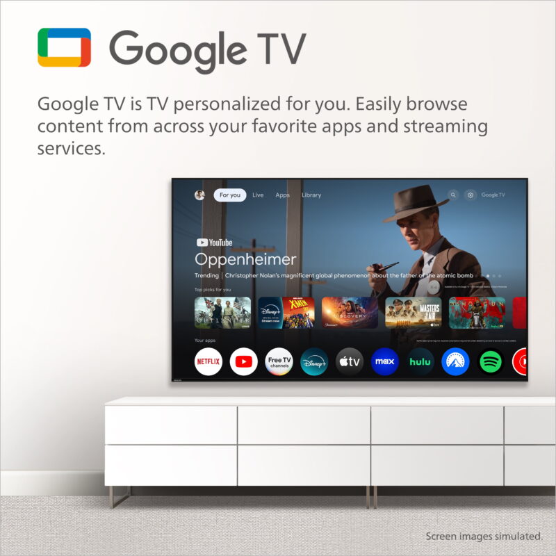 Philips 43" Class 4K Ultra HD (2160p) Google Smart LED TV (43PUL7652/F7) (New) - Image 3