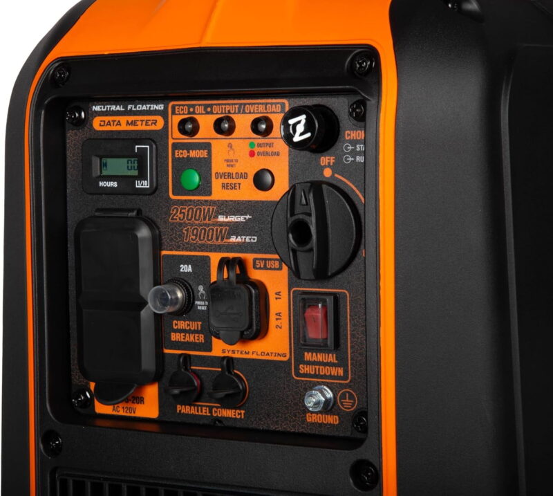 WEN 2500-Watt Inverter Generator, Quiet, Portable, and Lightweight with Fuel Shut Off (56250i) - Image 3