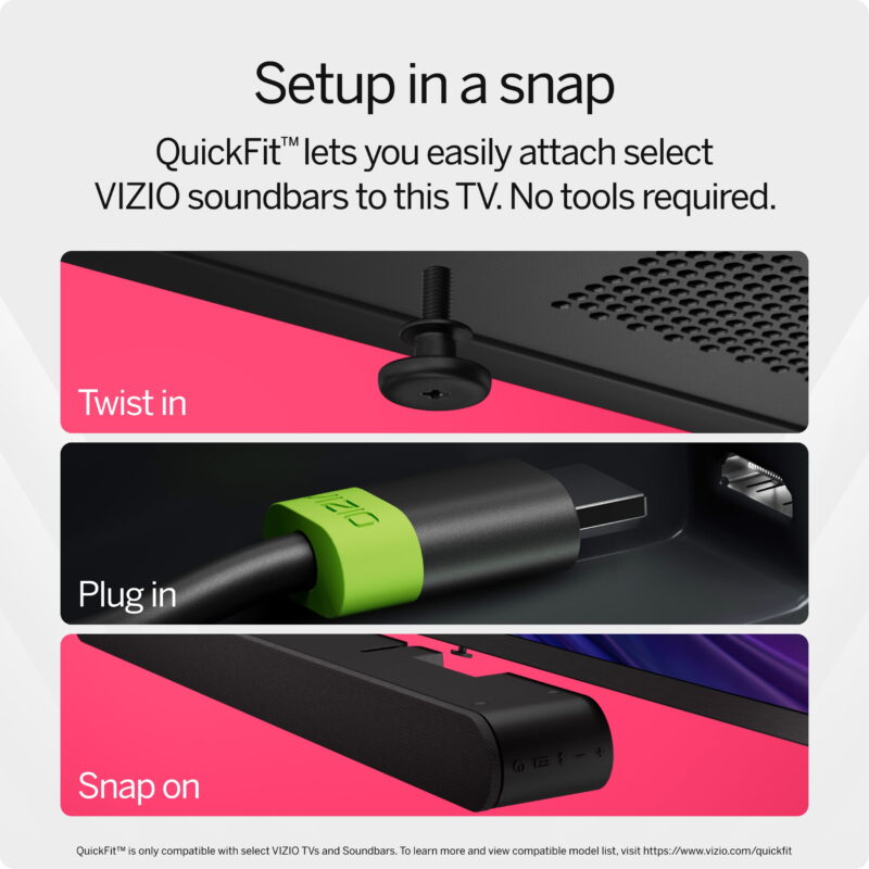 VIZIO 55" Class Quantum 4K QLED HDR Smart TV (NEW) M55Q6-L4 - Image 6