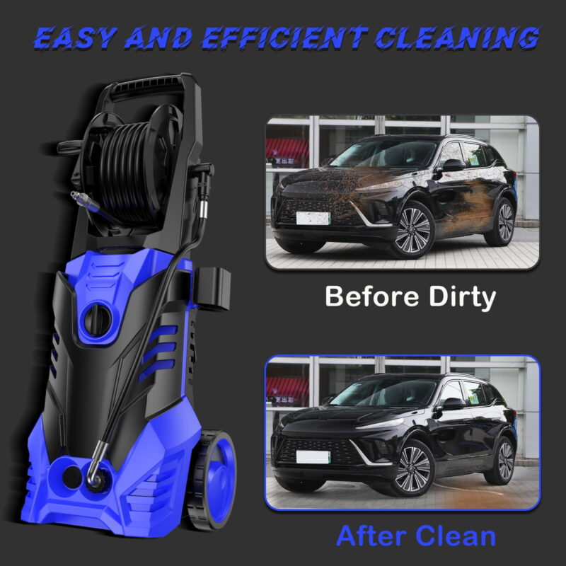Fenbeli 4500PSI Electric Pressure Washer Adjustable Pressure Max 3.2 GPM  for Your Home and Garden - Image 3