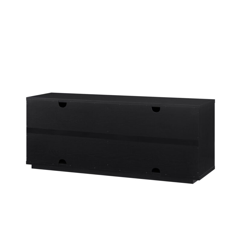 Beautiful Fluted TV Stand for TV’s up to 70” by Drew Barrymore, Rich Black Finish - Image 5