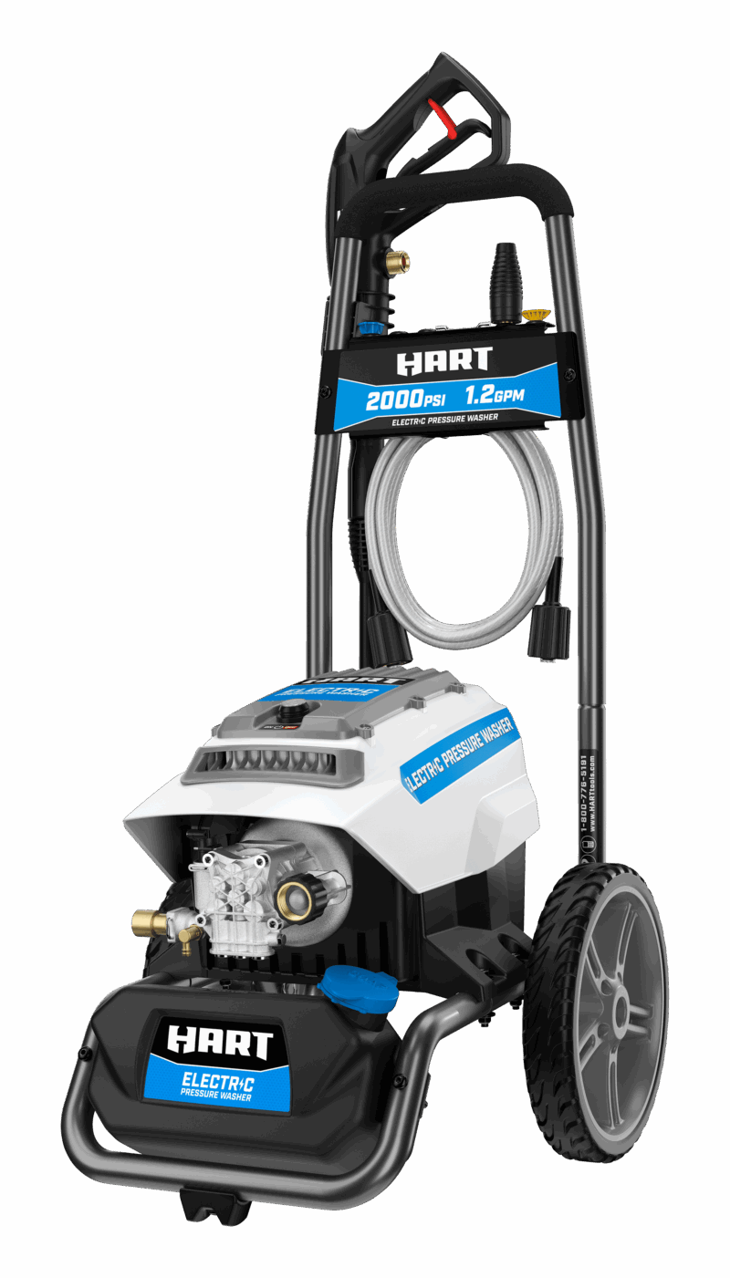 HART 2000PSI 1.2 GPM Electric Pressure Washer - Image 2