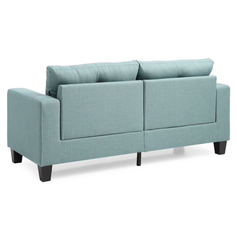 Glory Furniture Newbury Sofa in Teal Color - Image 4